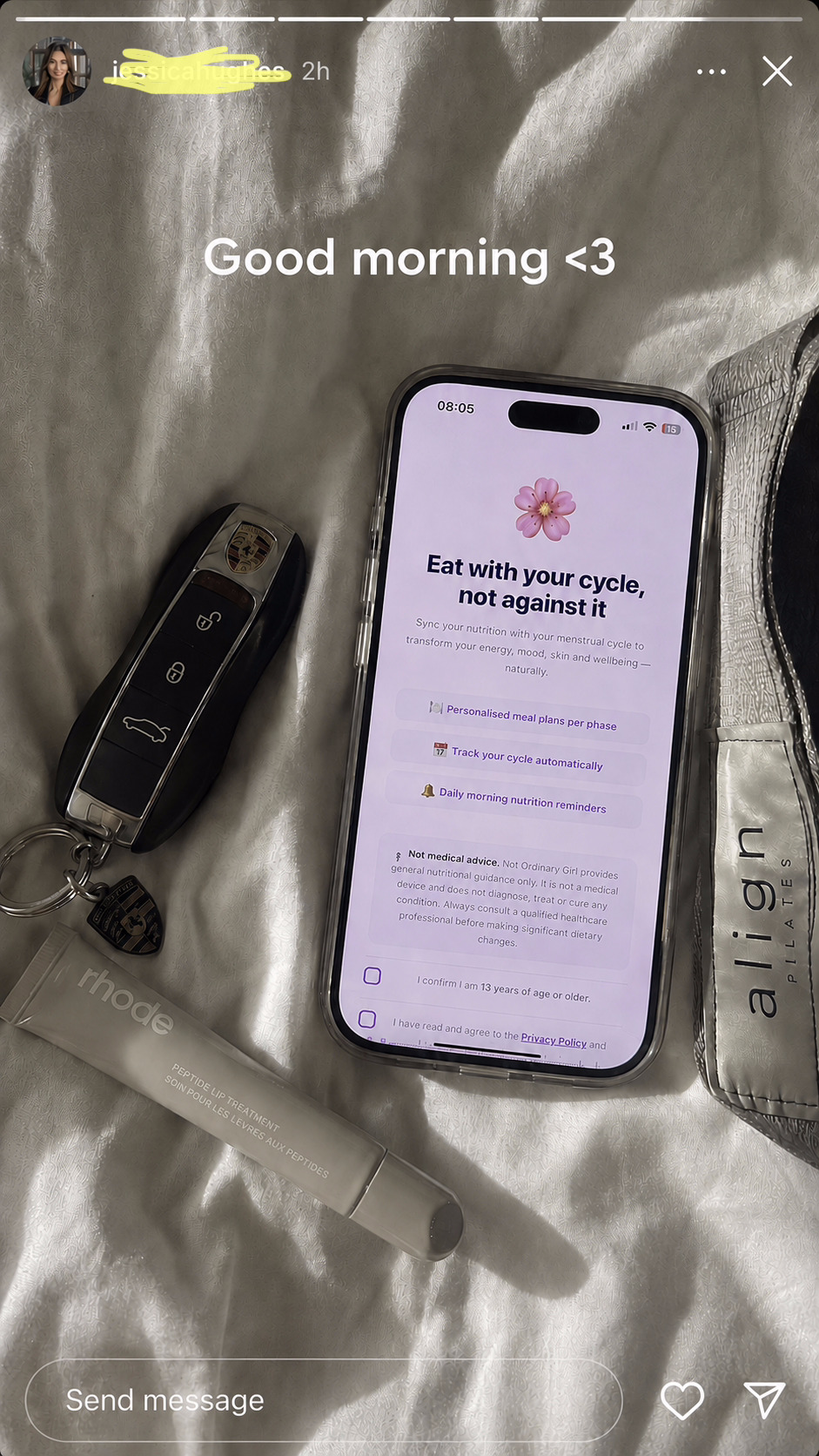 Not Ordinary Girl app — good morning lifestyle