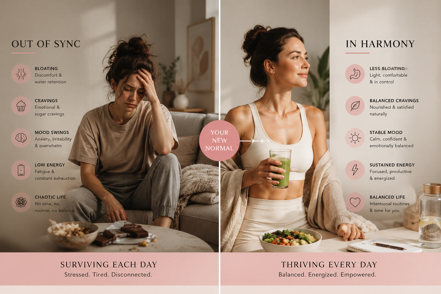 Out of Sync vs In Harmony — surviving each day vs thriving every day